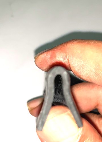 Rolling Shutter Side Rubber Seal, Color : Grey