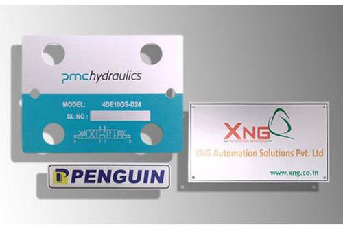 Rectangular Anodised Name Plate