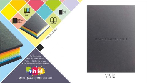 Hard Bound Writing Notebook, Color : Gray