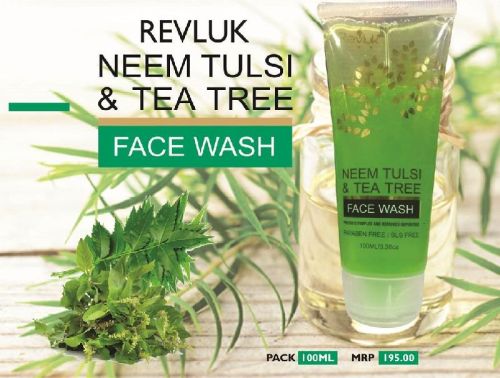 Revluk Neem Tulsi Face Wash, Form : Gel