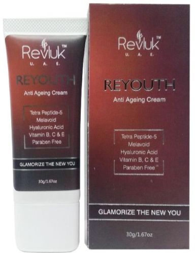 Revluk Reyouth Anti Ageing Cream, For Skin Care, Form : Liquid