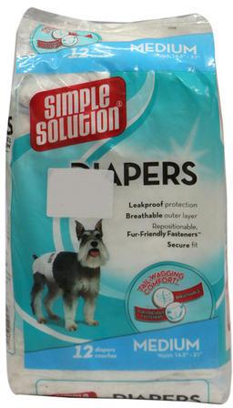 Medium Dog Diaper, Packaging Type : Packet