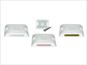 Glass Road Stud, Dimension : 100mm X 100mm X 20mm