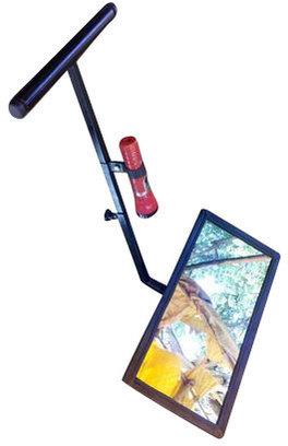 Metal Inspection Mirror, Color : BLOCK