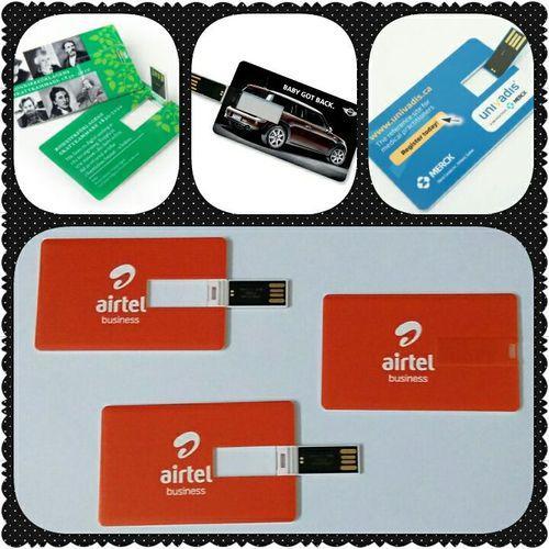 Plastic Credit Card Pen Drive, Packaging Type : PP Box