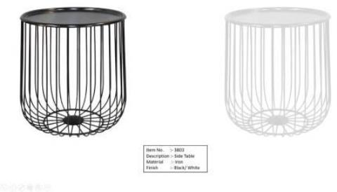 Polished Side Table, For Hotel, Home, Shape : Rectangular