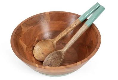Round Wooden Bowl Set, For Hotel, Size : 10 Inch