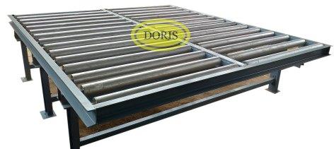 Double Row Gravity Roller Conveyor, Roller Material : Stainless Steel