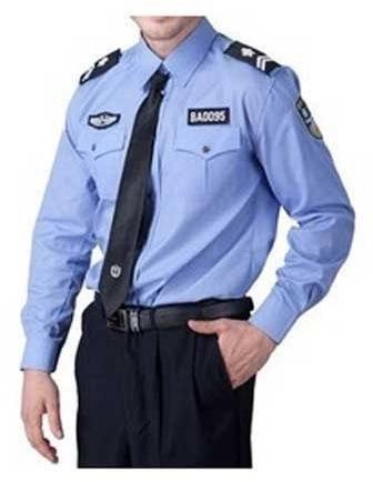 Polyester Security Uniform Fabric, For Apparel/Clothing, Color : Blue