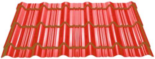 Faisal Shine Rectangular Metal Tile Roofing Sheet, For Industrial, Length : 20mm, 30mm