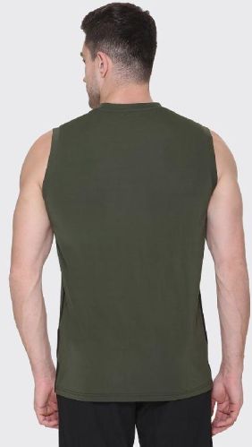 Simple Collar Polyester Sleeveless T Shirts, For Sports, Length : 35 Inch, 40 Inch, 45 Inch