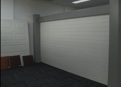 Aluminium Automatic Garage Sectional Door, Color : Gray