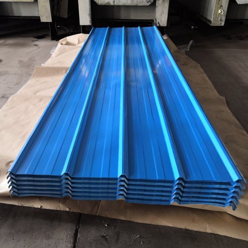 STEEL Roofing Sheet, For COMMERCIAL, Surface Treatment : Color Coated