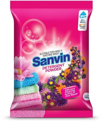 Printed LDPE Detergent Packaging Pouch, Size : 12x10inch