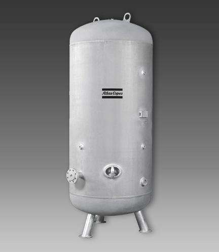 SS Air Receiver Tank, Storage Capacity : 100-500 L