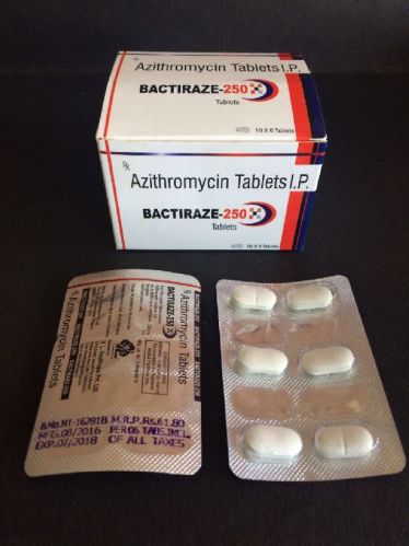 BACTIRAGE-250 Azitromycin 250mg Tablets