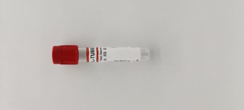 Round Plain Tube Non Vacuum Double Cap, For Filling Blood, Size : 2ml 3ml 4ml