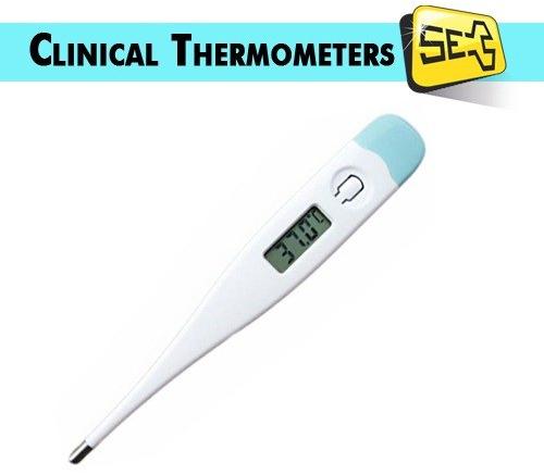 Plastic Digital Thermometer  Clinical Thermometer, Color : White
