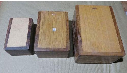 Set Of 3 Wooden Box, Feature : High Grade