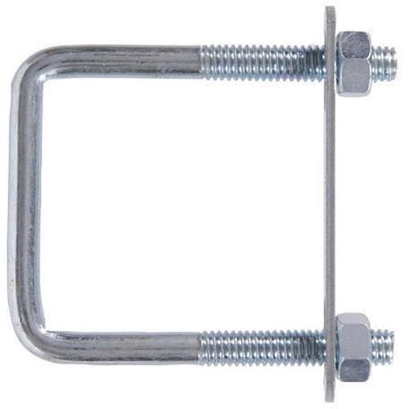 Icon Polished Stainless Steel Square Bend U Bolts, Color : Grey