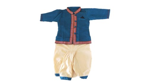Woven Design Silk Boys Dhoti Kurta, Size : 3 Months
