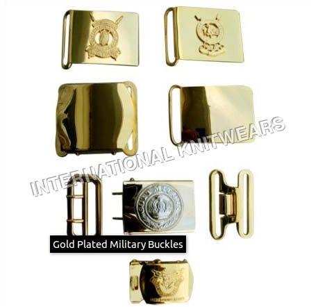 Gold Plated Military Buckles