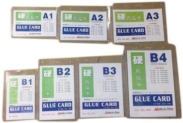 Plastic Glue ID Card Holder, Packaging Type : Paper Box