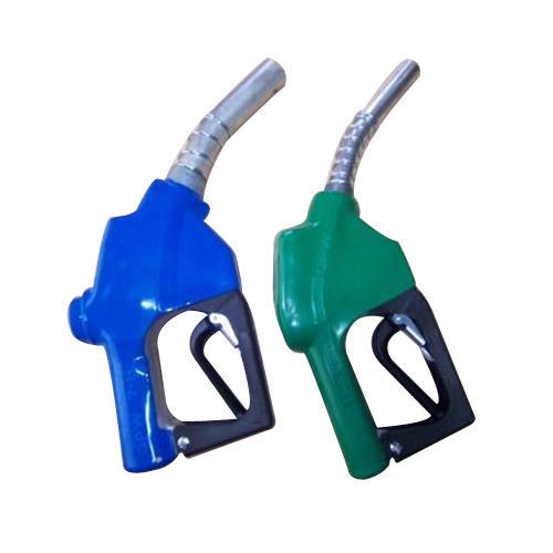 PVC SS Automatic Fuel Nozzles, Color : Blue Green