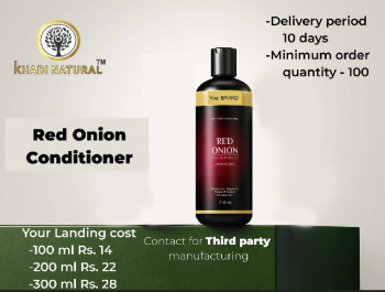 LIQUID Red Onion Hair Conditioner, Packaging Size : 100ml, 200ml, 300ml