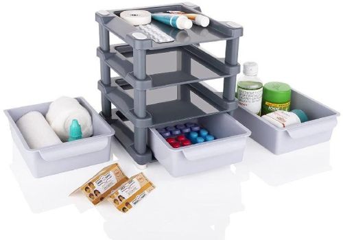 Plastic 3 Layer Multipurpose Drawer, Feature : Eco-Friendly, Fine Finished