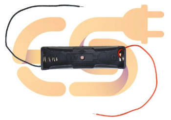 18650 3.7V 1 Battery Holder Plastic Case With Wire 1 (1 X 3.7V = 3.7Volt)