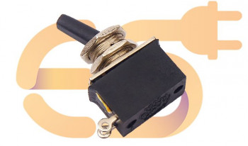 2A 8 Pin DPDT Black Color Small Toggle Switch