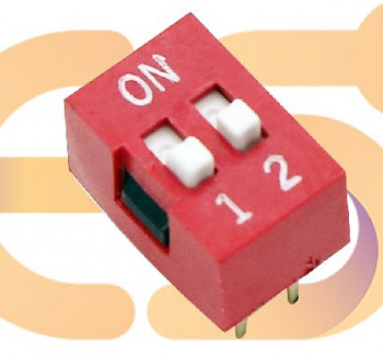 Manual 2 Way DIP Switch Standard Profile BD02
