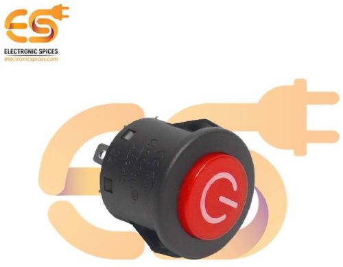 SPCO ON/OFF/ON 3 Pin Self Lock Push Button Switch