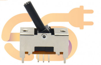 TS22E01 15A 6 Pins DPDT PCB Mountable Slide Toggle Switch