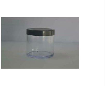 Lime Art Plain 100 Gm Plastic Jar, Shape : Round