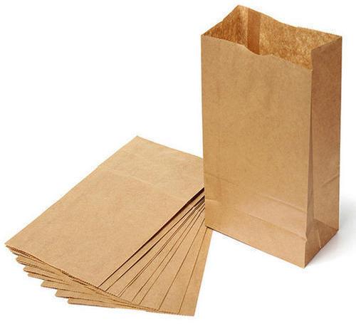 Plain Brown Paper Bag, Capacity : 1kg, 2kg, 500gm