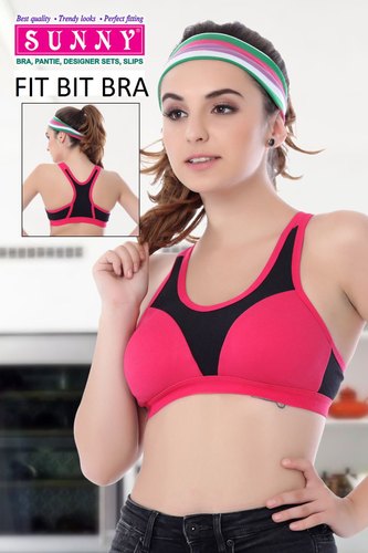 Ladies Sports Bra, Pattern : Plain