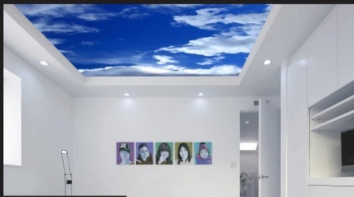 Printed PVC Ceiling Wallpaper, Size : Customised