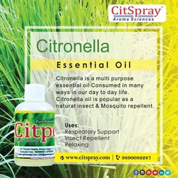 Natural Citronella Mosquito Oil, For Essential Products Use, Insect Repellent, All
