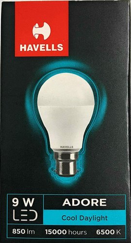 Havells Ceramic LED Bulb, Lighting Color : Cool Daylight