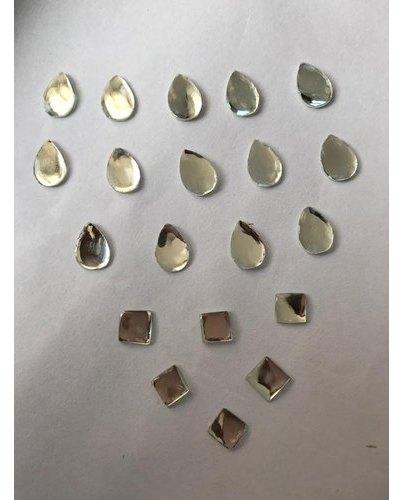 Mirror Glass Stone, Size : 1-10 Mm