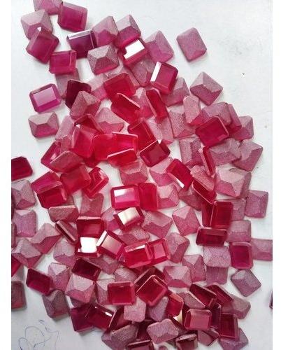 Synthetic Gemstone, Shape : Rectangle