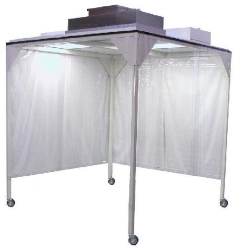 Retractable Portable Cleanroom, Color : White