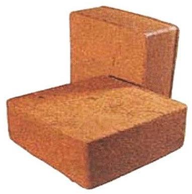 Rectangular Coir Pith Blocks, For Floor, Partition Walls, Color : Brown