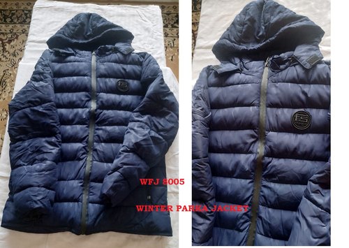 Hooded Parka Winter Jacket, Size : All Sizes