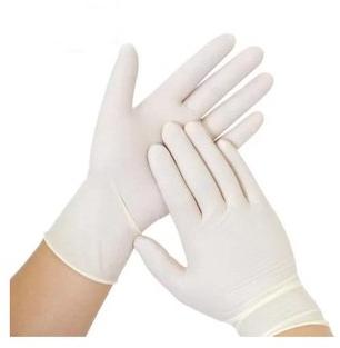 Plain Latex Examination Glove, Color : White