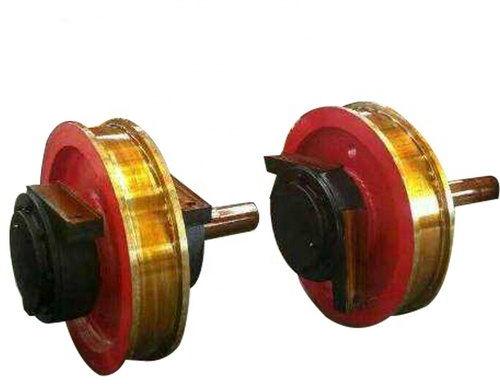 EN8 Crane Wheel Assembly, Size : 150 Mm To 700 Mm