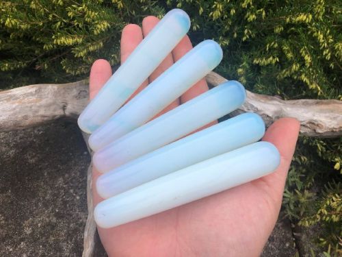 Opalite Healing Smooth Massage Wand, Size : 0-25mm, 25-50mm