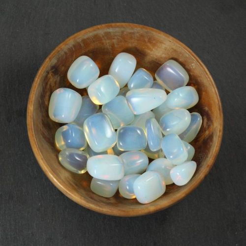 Polished Gemstone Opalite Tumbled Stone, Size : 0-10mm, 10-20mm